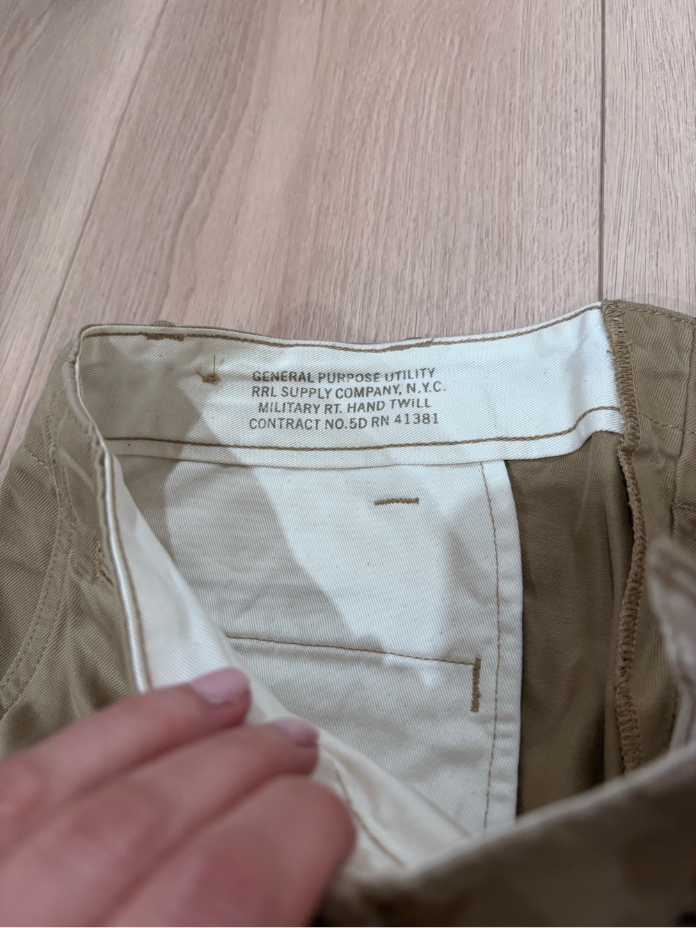 Vintage 90's RRL Polo Ralph Lauren military trousers - Picture 5 of 9